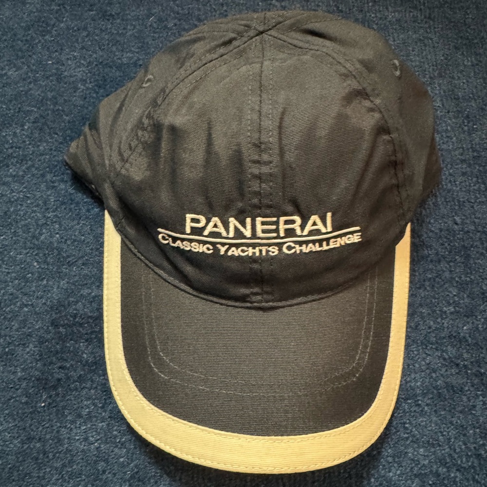 Panerai Black and Tan Classic Yachts Cap